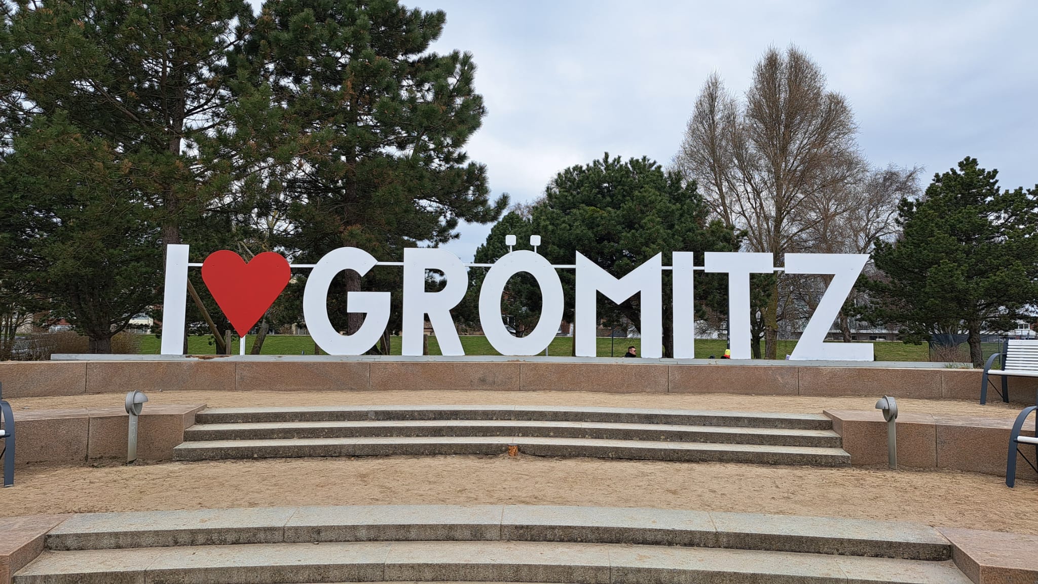 I love Grömitz Schriftzug